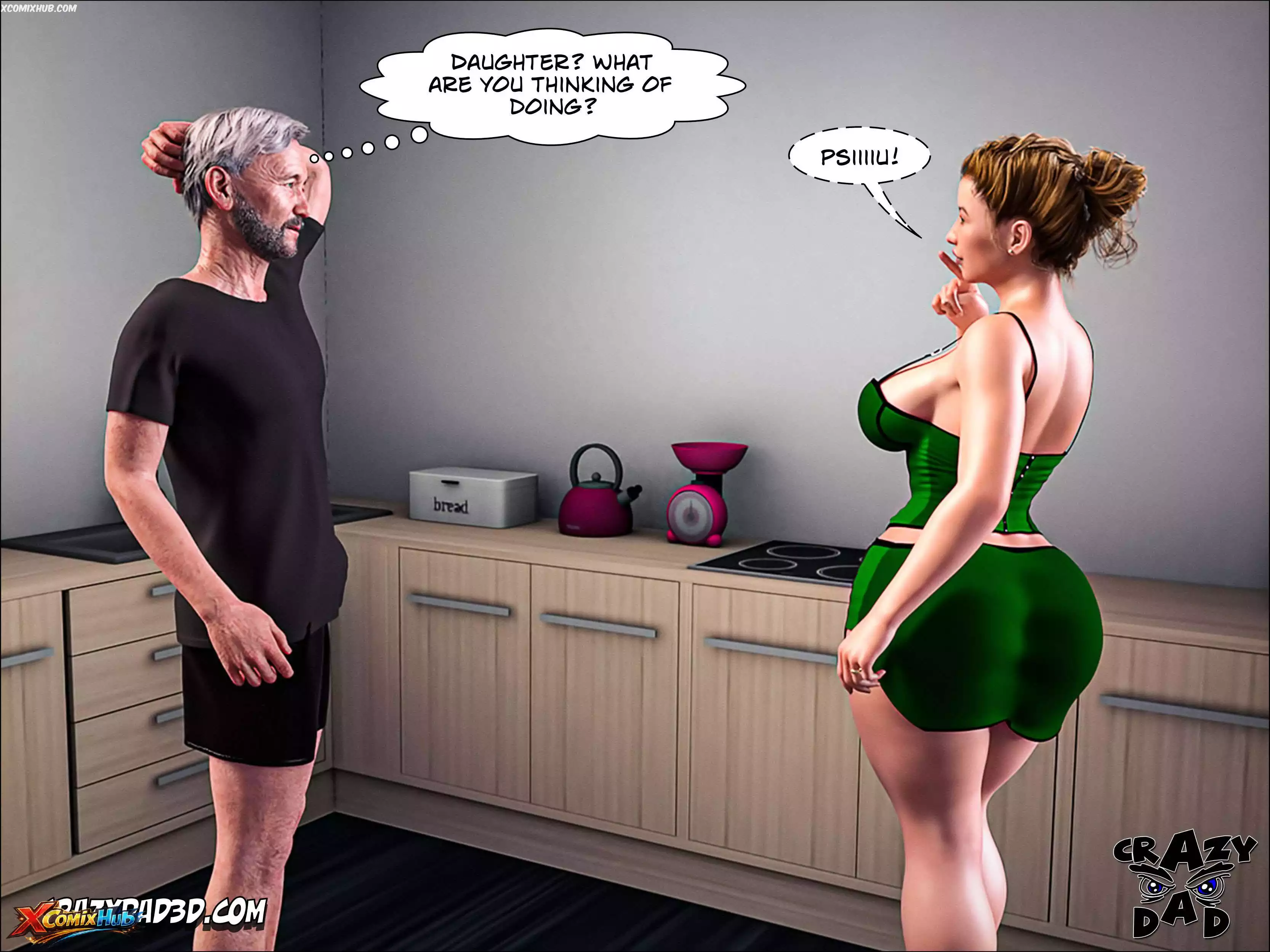 Father In Law At Home Chapter 18 Crazydad3d 053 Comic Page 53